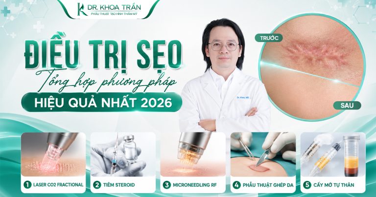 Điều trị sẹo: Tổng hợp phương pháp hiệu quả nhất 2026